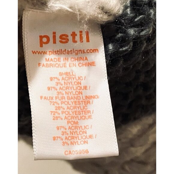 Pistil Hat Womens One Size Beige Olive Green Earflap Fur Lined Winter Outdoor - Picture 6 of 7